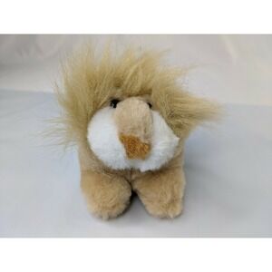 Embrace Mini Tan Lion Plush 3 Inch Stuffed Animal Toy